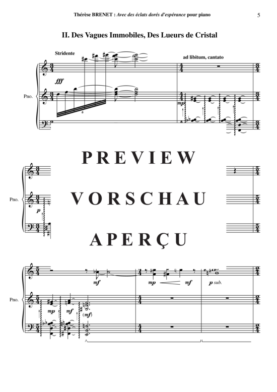 Product gallery: Page 6 of 12 Avec des eclats dores d'esperance , , Piano Solo
