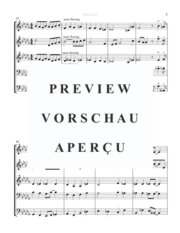 Produktgalerie: Seite 7 von 11 I Will Sing of the Mercies, , Blechbläser Quintett