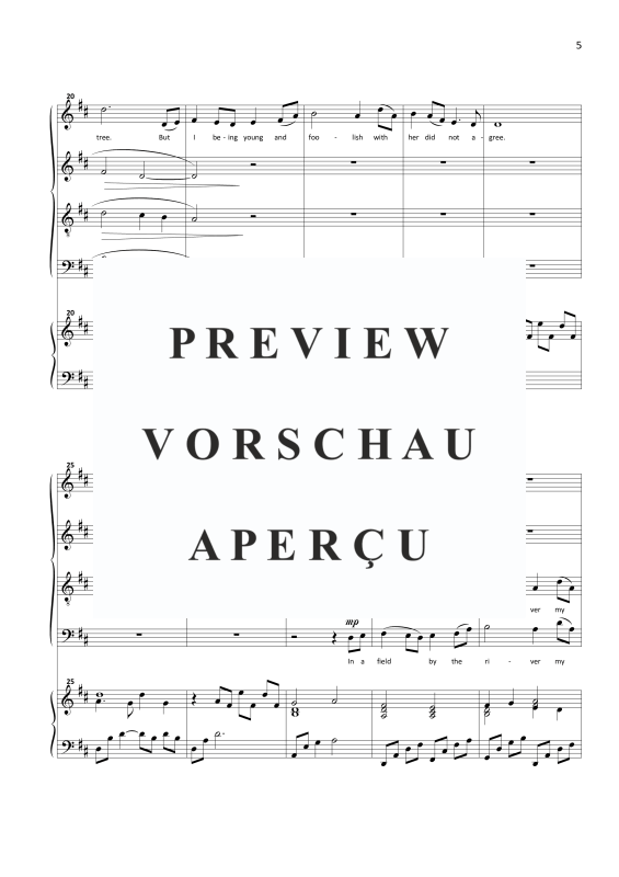 Produktgalerie: Seite 8 von 11 Four Irish Songs, , Gemischter Chor und Klavier