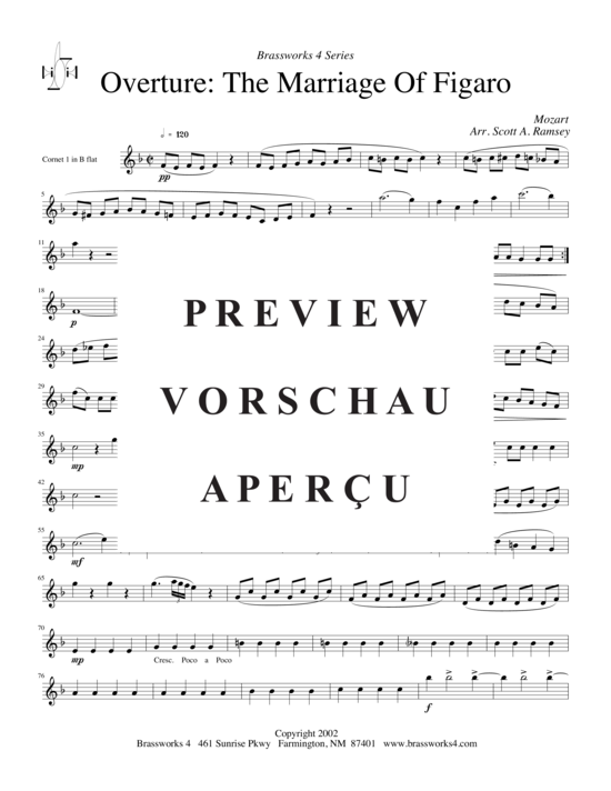 Produktgalerie: Seite 8 von 15 Ouvertüre, , (2xTrompete in B, Horn in F, Posaune)