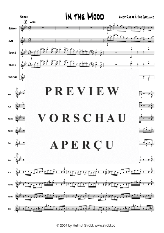 gallery: In The Mood, , Saxophonquintett