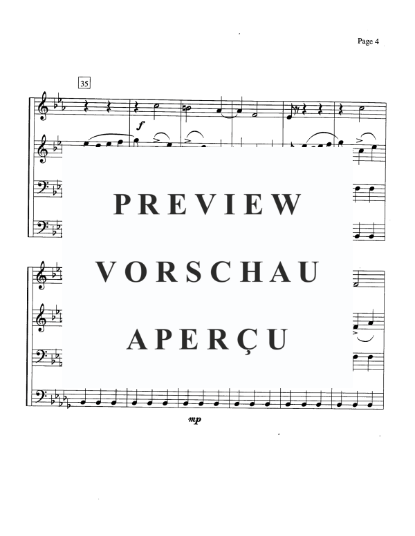 Produktgalerie: Seite 6 von 11 Waltz, , Blechbläser Quartett 2 Trompeten und 2 Posaunen