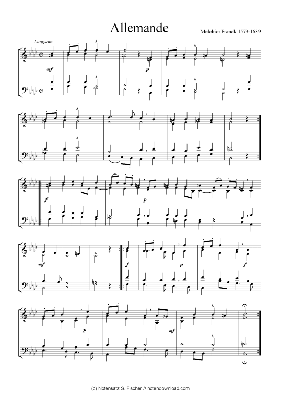 Allemande I 