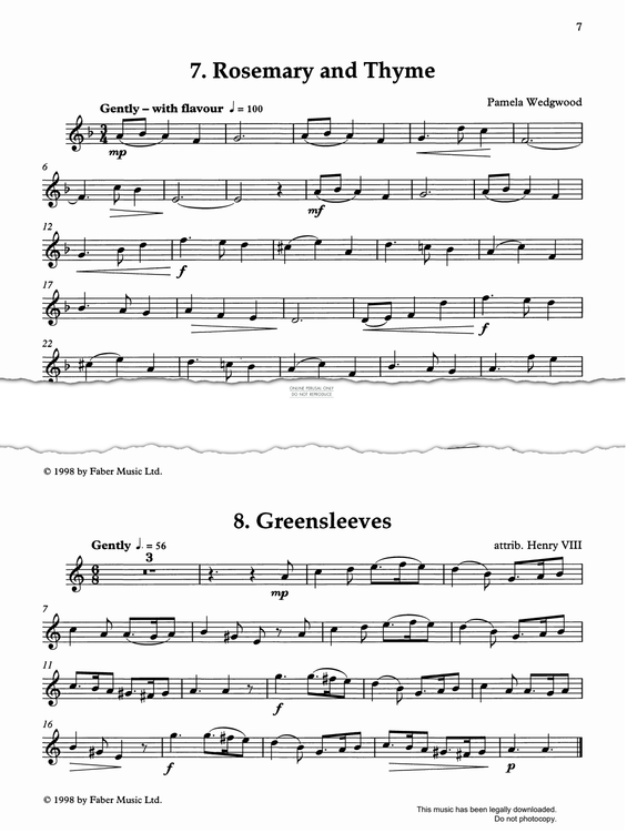 Product gallery: Page 1 of 1 Greensleeves, Traditional