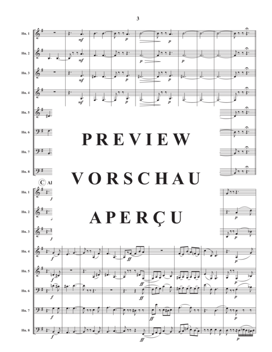 Product gallery: Page 5 of 21 Movement one from Serenade for Strings , , (Horn ensemble 1-8 horns)