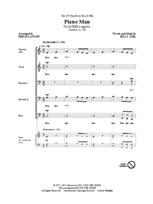 Product picture to: Piano Man