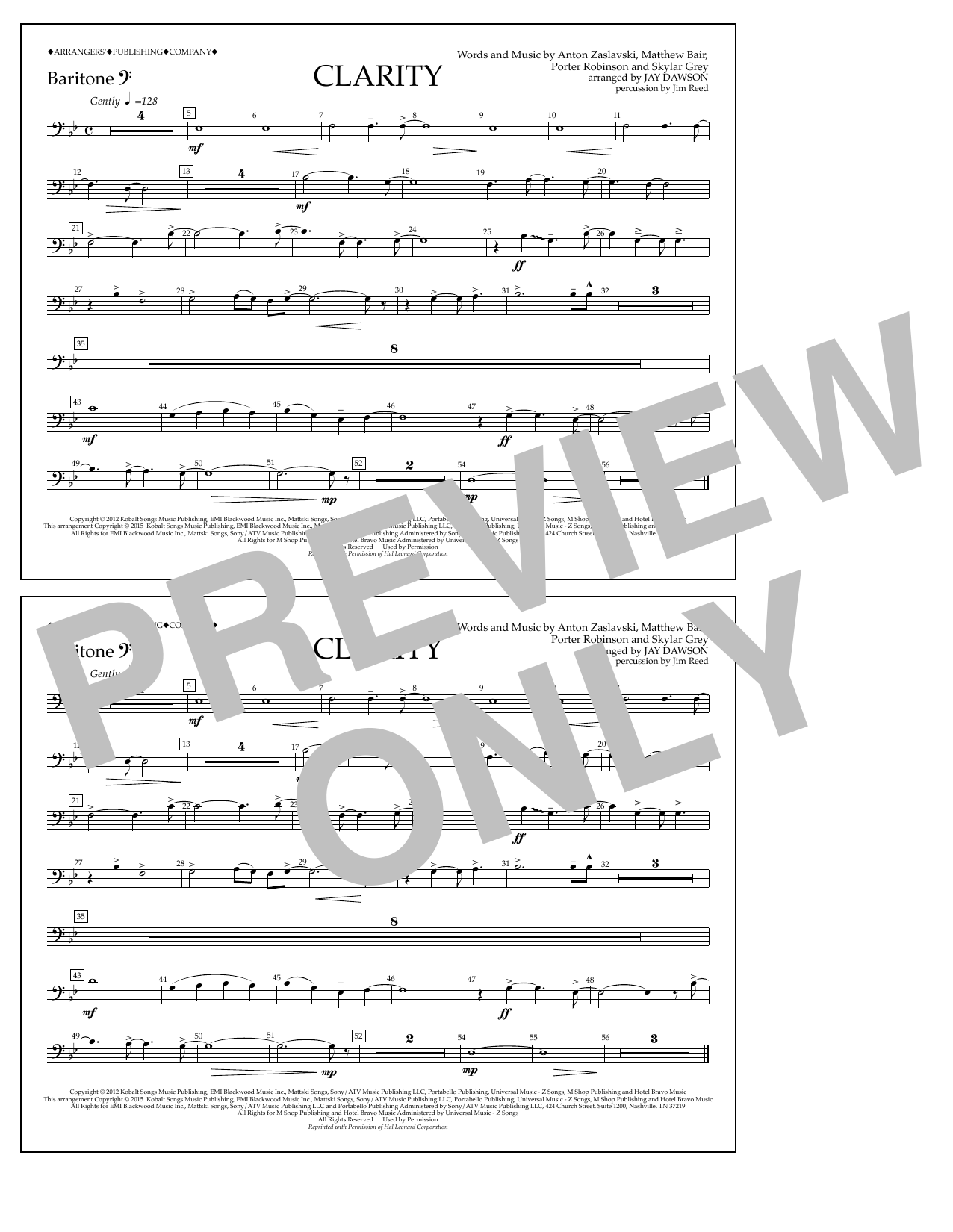 Produktbild zu: Clarity - Baritone B.C.