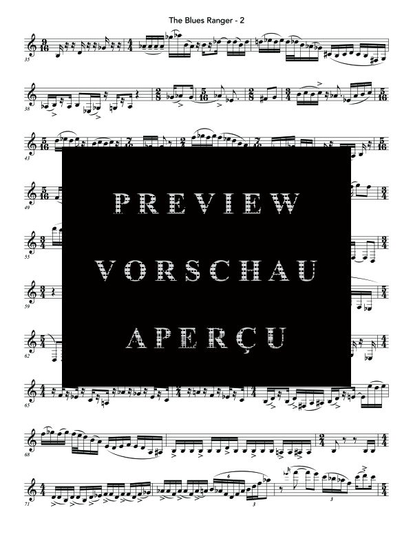 Product gallery: Page 7 of 10 Blues Ranger, The, , (Bass clarinet solo)