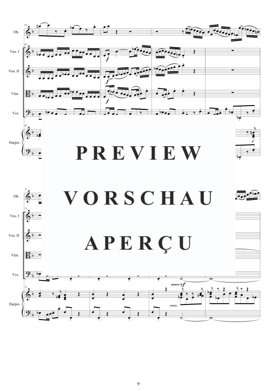 Product gallery: Page 10 of 11 Oboe Concerto in D minor BWV 1059, , Mixed Ensemble Oboe, Strings and Harpsichord Bc