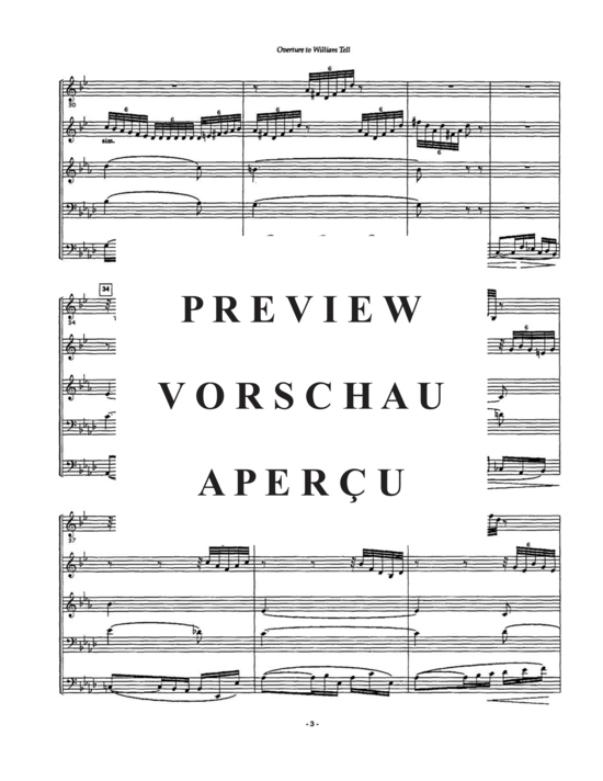 Produktgalerie: Seite 5 von 21 William Tell , , (Blechbläserquintett - Tuba Solo)