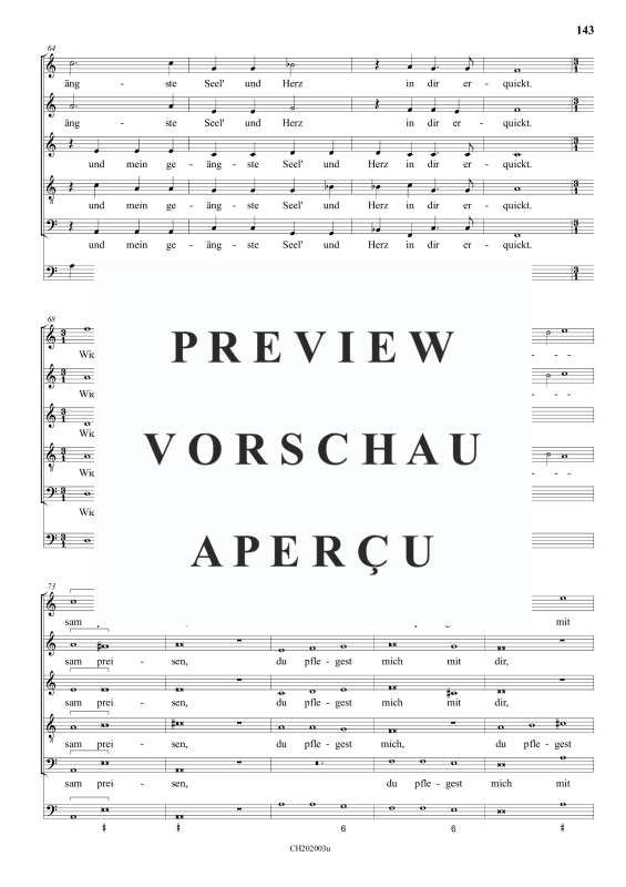 gallery: Wie kann und soll ich dich, Herr Jesu (Aria) , , (Gemischter Chor 5-stimmig)