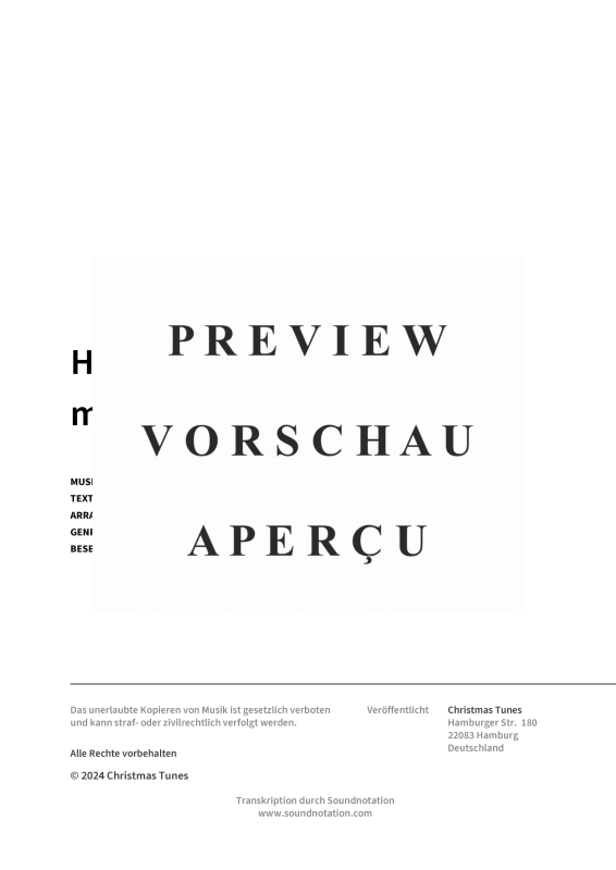 Product gallery: Page 3 of 11 Harmonische Weihnachten mit Gesang und Begleitung, , (vocals and piano, guitar)