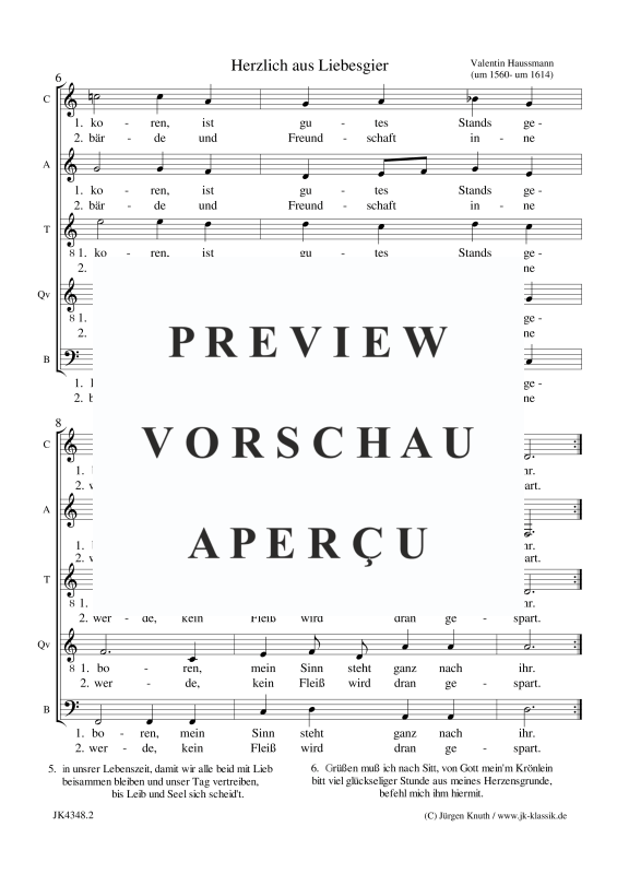 Produktgalerie: Seite 3 von 3 Herzlich aus Liebesgier, , Gemischter Chor 5-stimmig CATQB