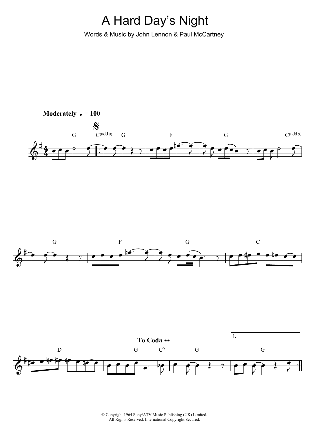 Product gallery: Page 1 of 1 A Hard Day's Night, The Beatles