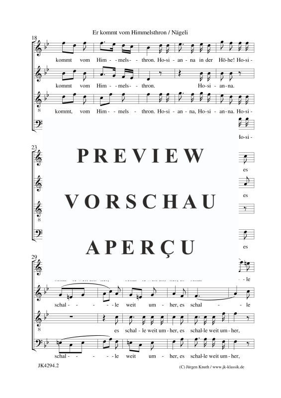 Produktgalerie: Seite 3 von 7 Er kommt vom Himmelsthron, , Gemischter Chor