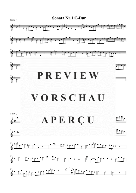 Product gallery: Page 5 of 11 Sonate Nr.1 in C-Dur, , (Brass Ensemble)
