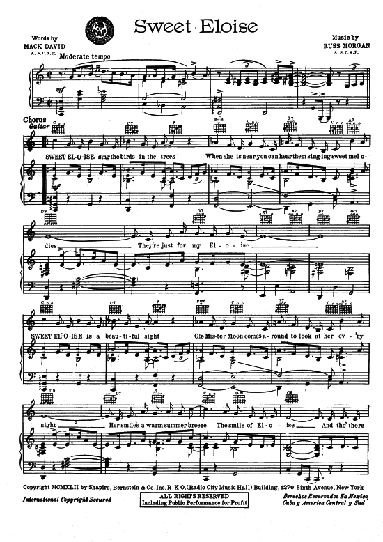 Produktbild zu: Sweet Eloise Popular Standard