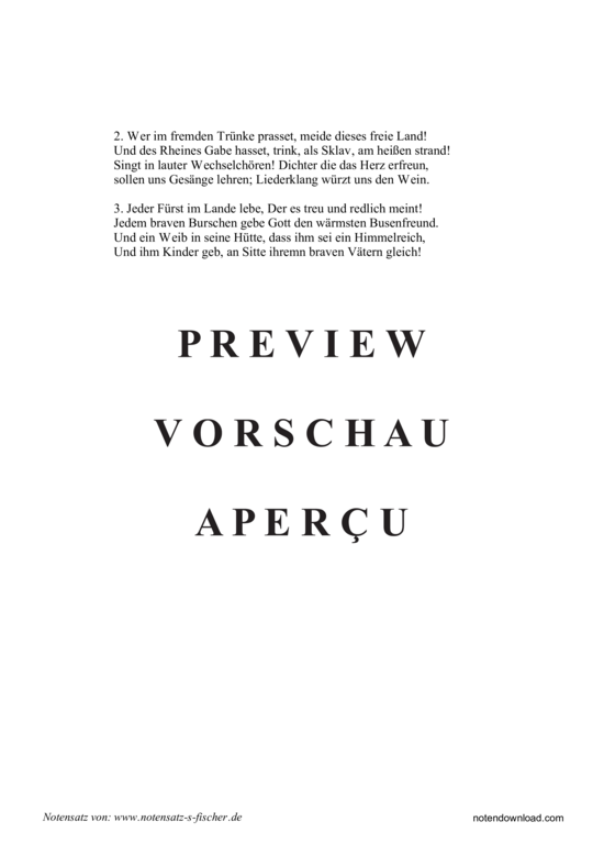 Product gallery: Page 3 of 3 Auf, ihr meine deutschen Brüder , , Piano and Voice