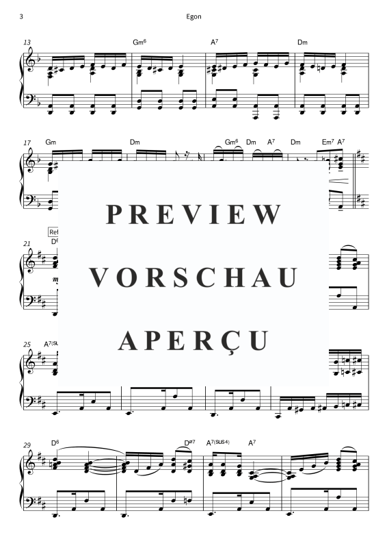 Produktgalerie: Seite 5 von 6 Egon, Friedel Hensch & Die Cypres, Klavier Solo