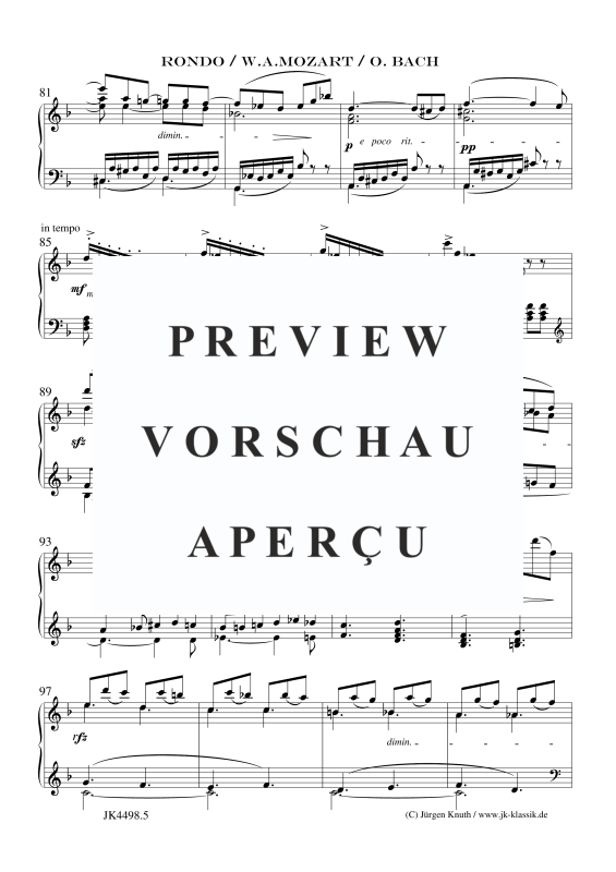 Produktgalerie: Seite 6 von 11 Rondo (Ohne KV), , Klavier Solo