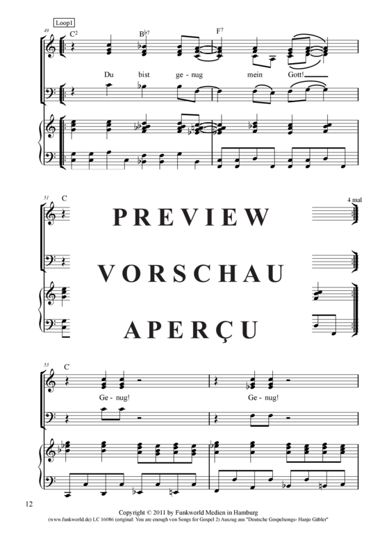 Product gallery: Page 8 of 9 Du bist genug, Gäbler, Hanjo, Vocals and Piano