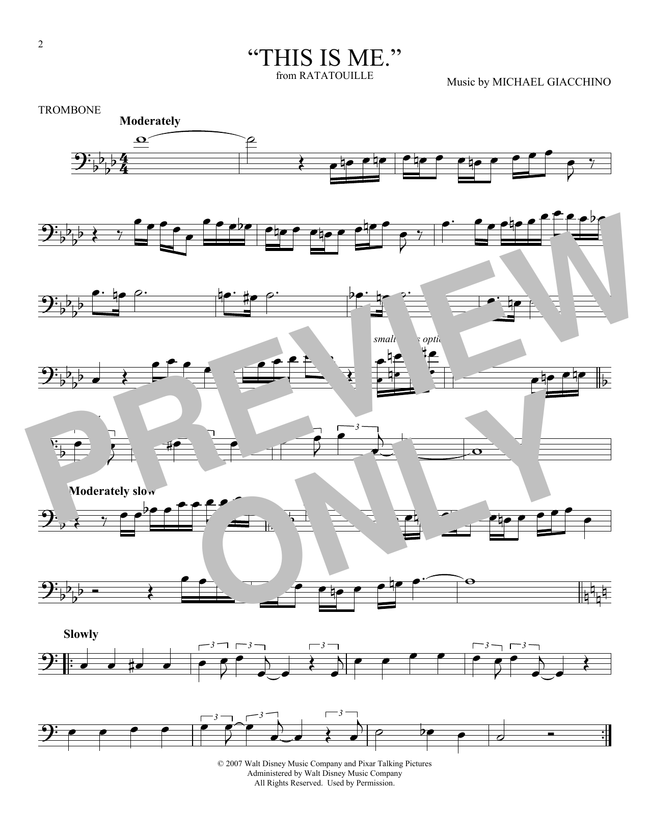 Product gallery: Page 1 of 1 "This is me." (from Ratatouille), Michael Giacchino