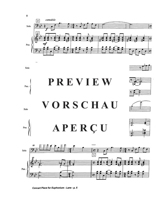 Product gallery: Page 7 of 12 Concert Piece for Euphonium , , (euphonium + piano)