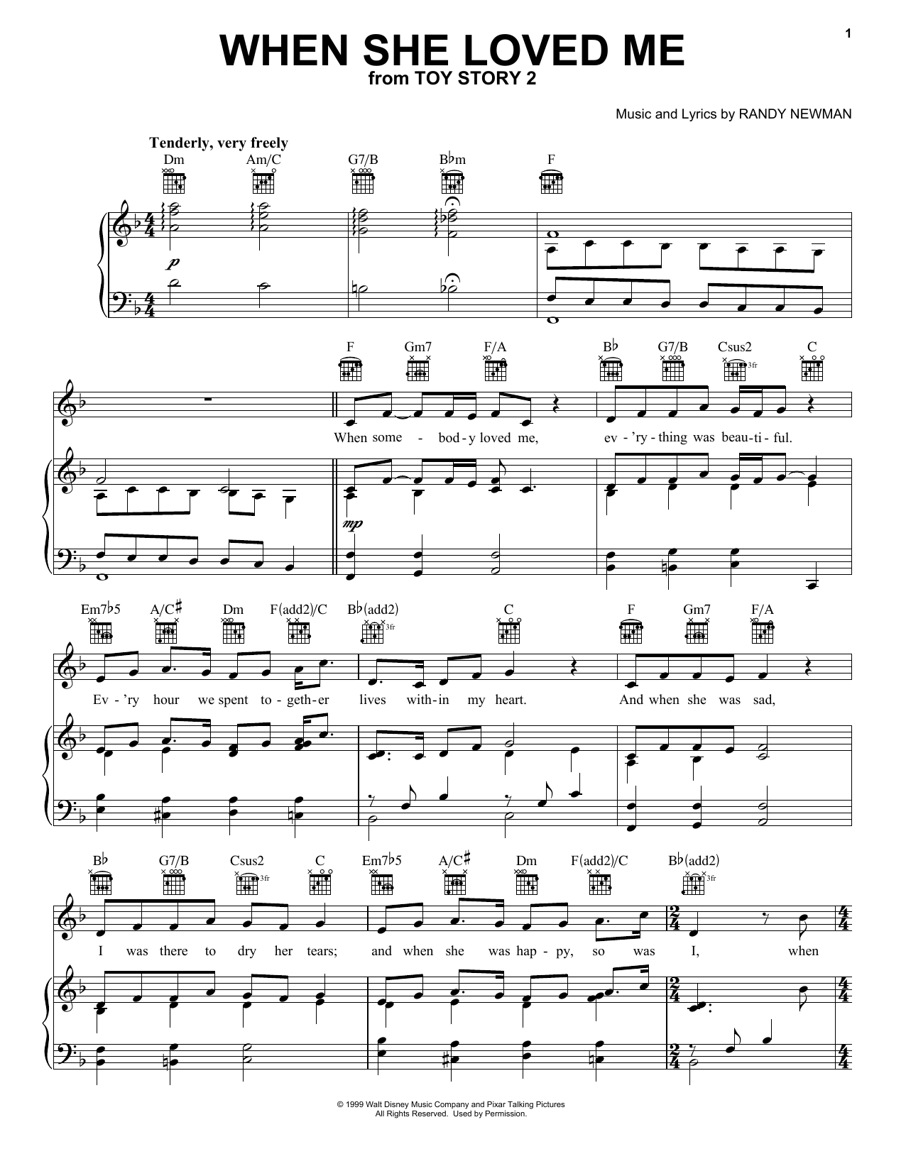 Product picture to: When She Loved Me (from Toy Story 2) [Classical version]