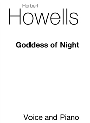 cover: Goddess Of Night, Herbert Howells, Gesang, Klavier