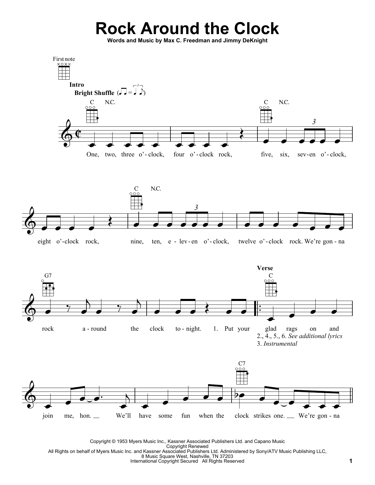 Product gallery: Page 1 of 1 Rock Around The Clock, Bill Haley & His Comets