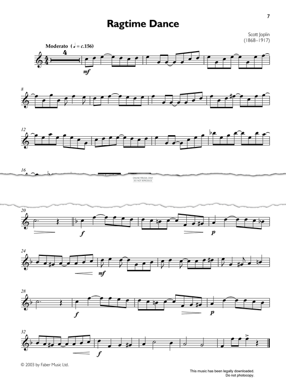 Product gallery: Page 1 of 1 Ragtime Dance, Scott Joplin