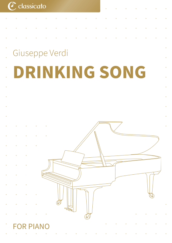 Produktbild zu: Drinking Song - (Libiamo ne´ lieti calici) Brindisi from the opera La traviata - simplified version for pianoGiuseppe Verdi