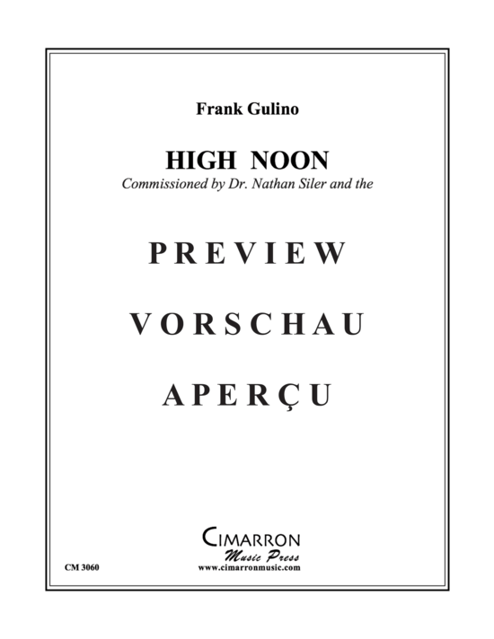 gallery: High Noon , , (Posaunen Ensemble1-8 Posaunen )