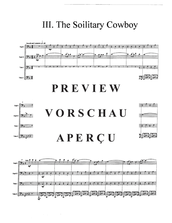 Product gallery: Page 9 of 21 Prairie Suite , , (Tuba Quartett EETT)