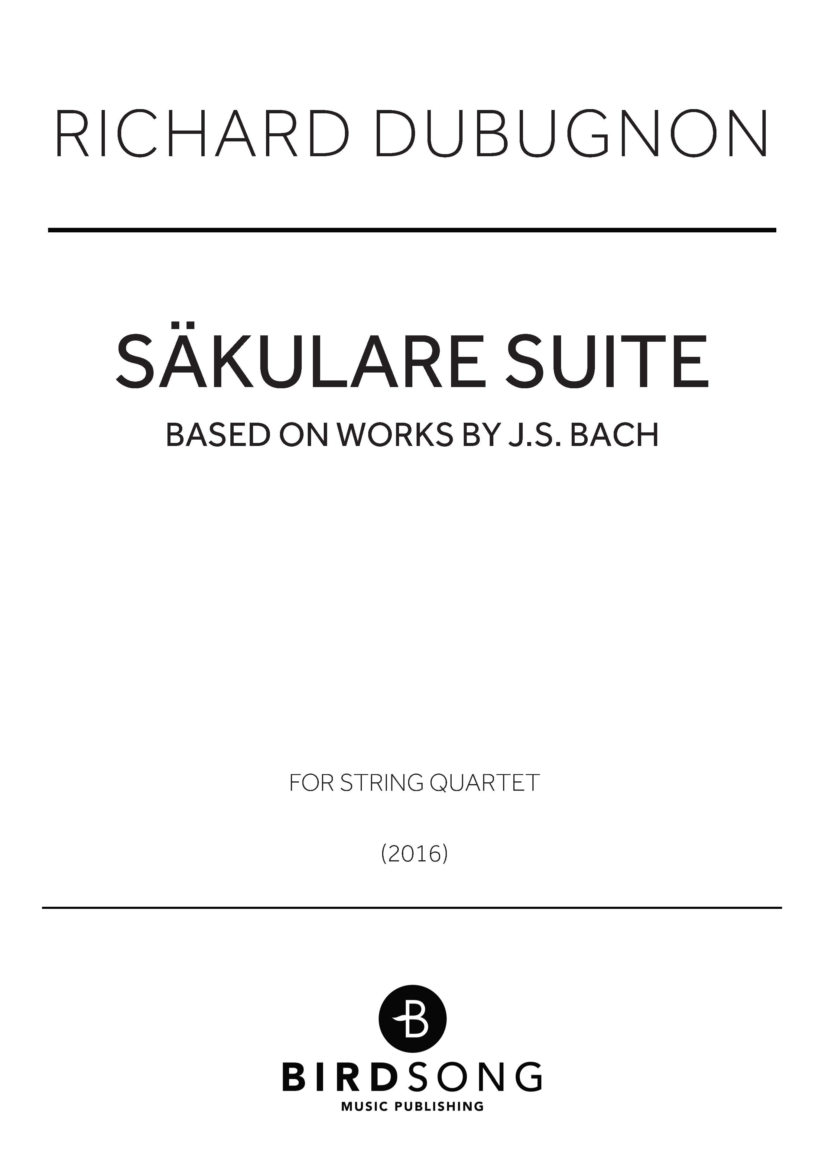 Produktbild zu: Säkulare Suite
