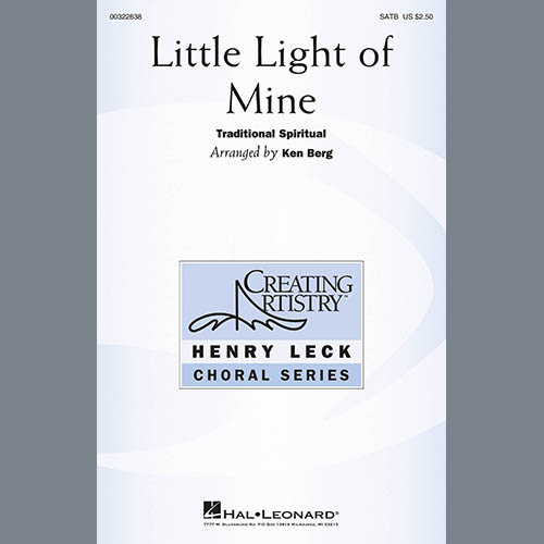 Product picture to: Little Light Of Mine (arr. Ken Berg)