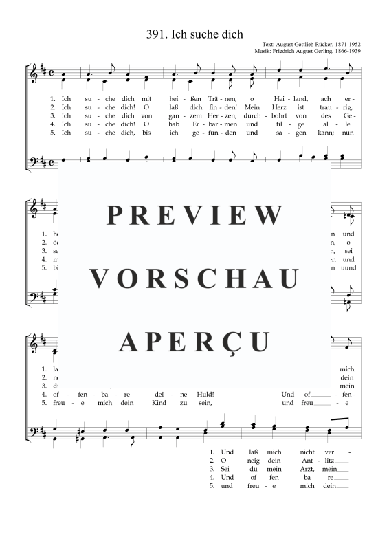 Product gallery: Page 2 of 3 Ich suche dich, , Mixed Chorus