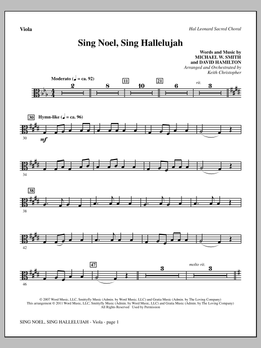 Product picture to: Sing Noel, Sing Hallelujah - Viola