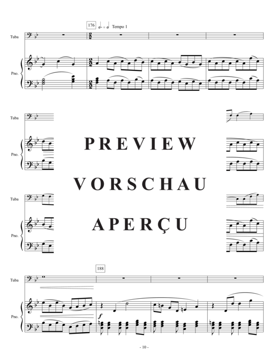 Produktgalerie: Seite 12 von 21 Tuba Concerto , , (Tuba + Klavier)