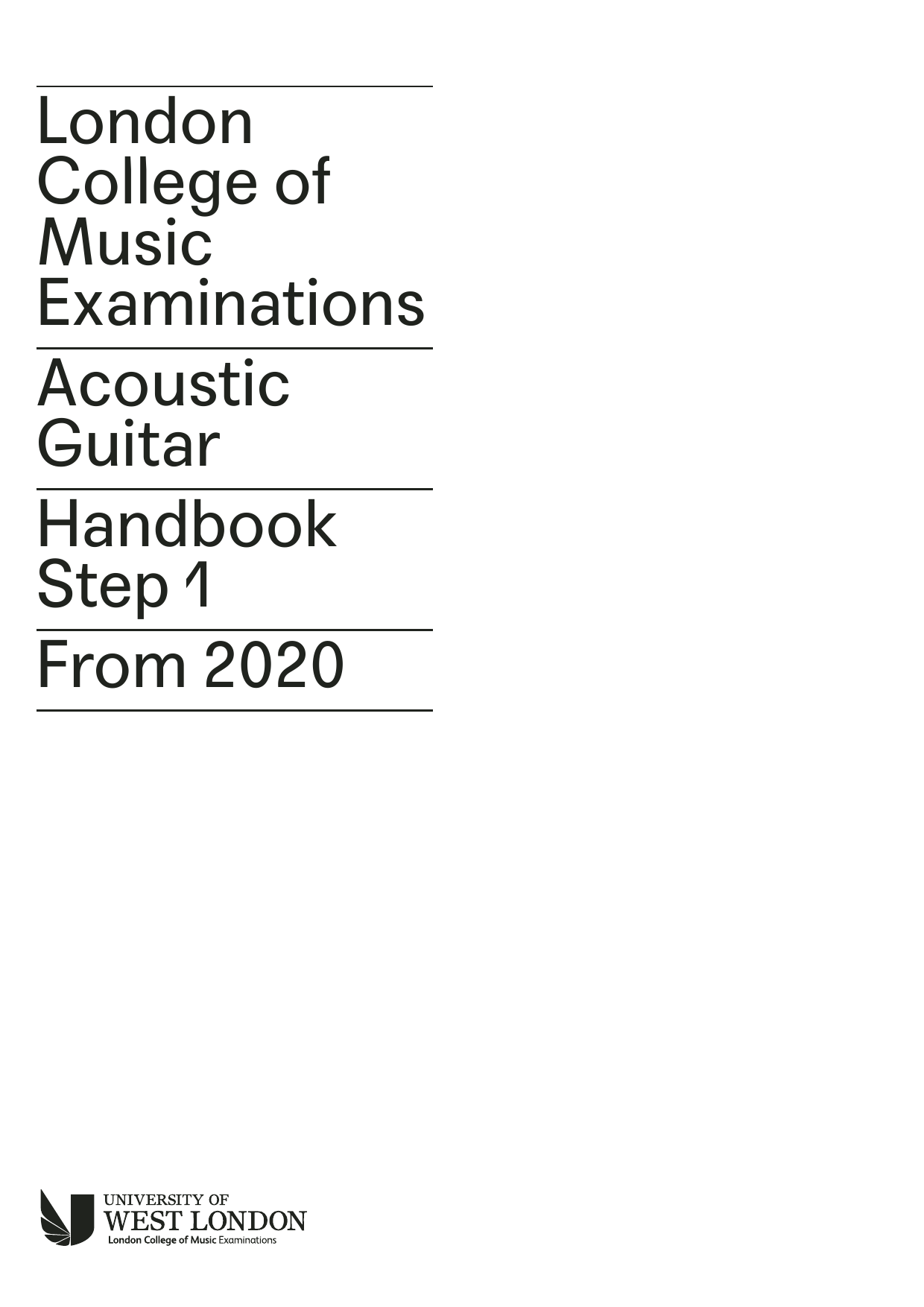 Produktgalerie: Seite 1 von 1 LCME Acoustic Guitar Handbook Step 1 2020, LCME