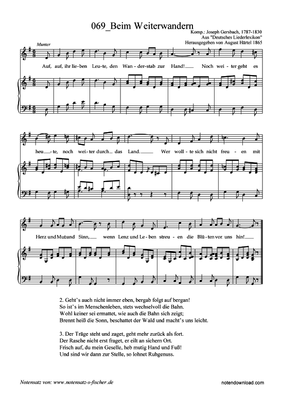 Produktbild zu: Beim Weiterwandern Joseph Gersbach, 1787-1830