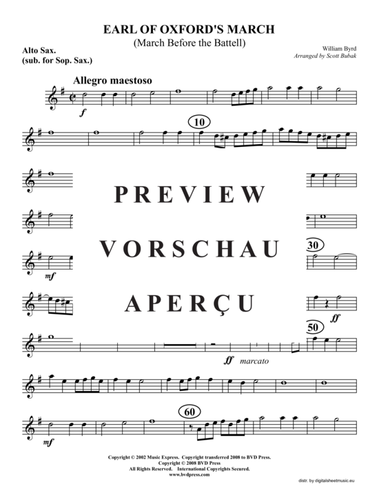 Product gallery: Page 8 of 15 Earl of Oxfords Marsch , , (SATB or AATB)