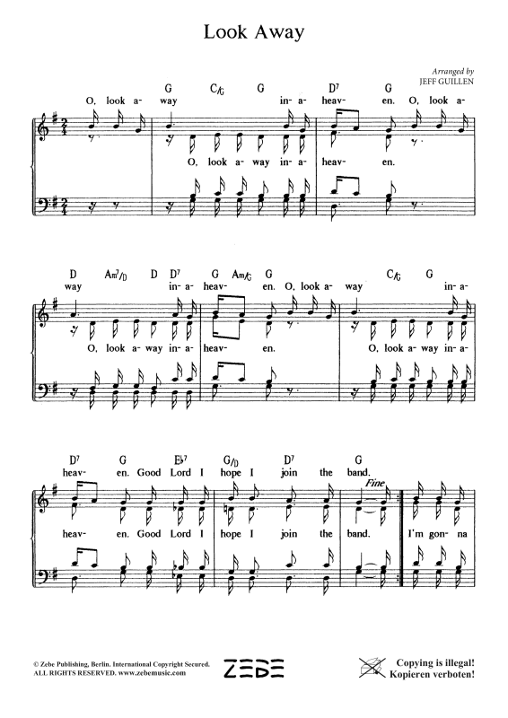 Produktgalerie: Seite 1 von 4 Look Away, , Gemischter Chor