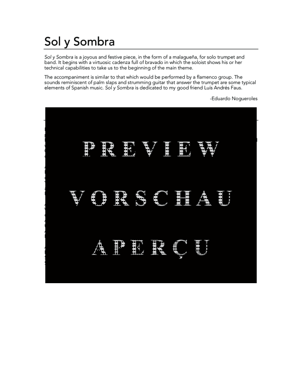 Produktgalerie: Seite 4 von 11 Sol y Sombra, , (Trompete in B und Klavier)