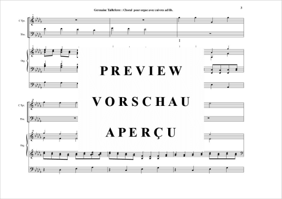 Product gallery: Page 4 of 11 Choral , , (trumpet in C, trombone + organ)