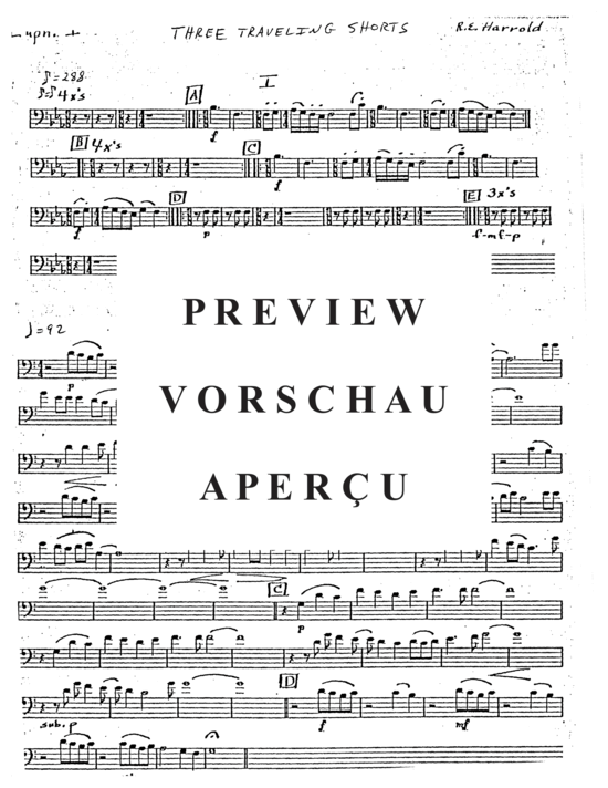 Product gallery: Page 17 of 21 Three Traveling Shorts , , (Tuba Quartett EETT)