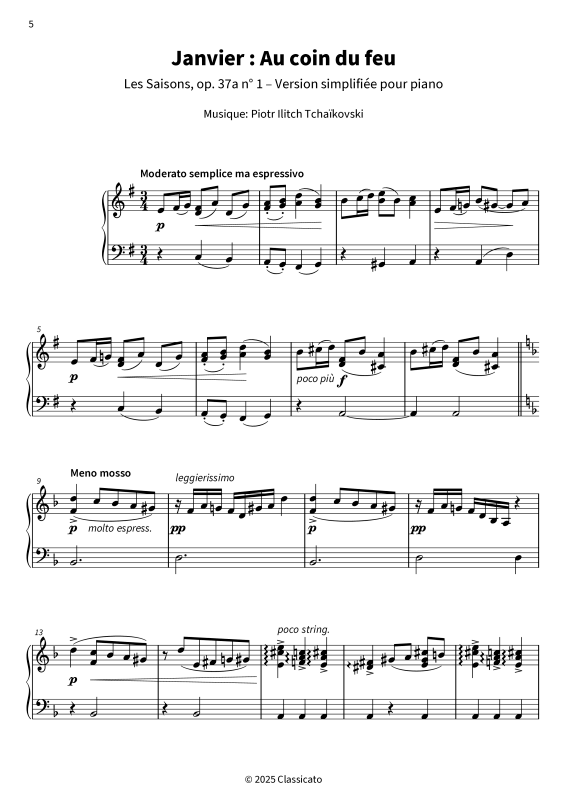 Produktgalerie: Seite 1 von 11 Au coin du feu - Musique pour soirées tranquilles, , Klavier Solo