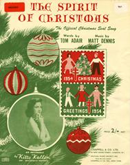 cover: The Spirit Of Christmas (The Official 1954 Christmas Seal Sale Song), Matt Dennis