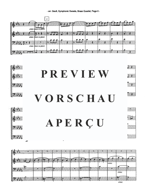 Produktgalerie: Seite 8 von 11 Symphonic Sweets, , Blechbläser Quartett