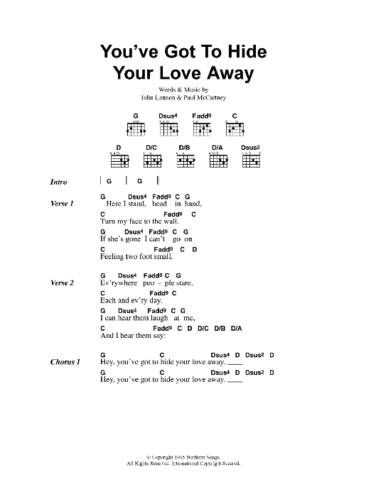 Produktgalerie: Seite 1 von 1 You've Got To Hide Your Love Away, Oasis, Gitarre